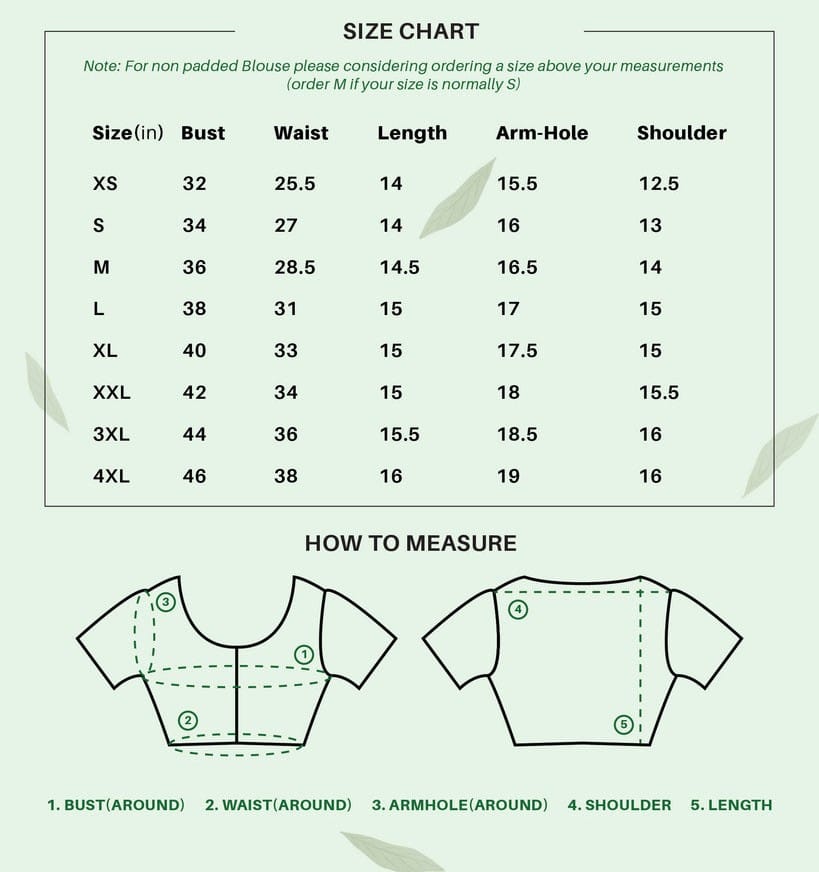 Size Chart 1